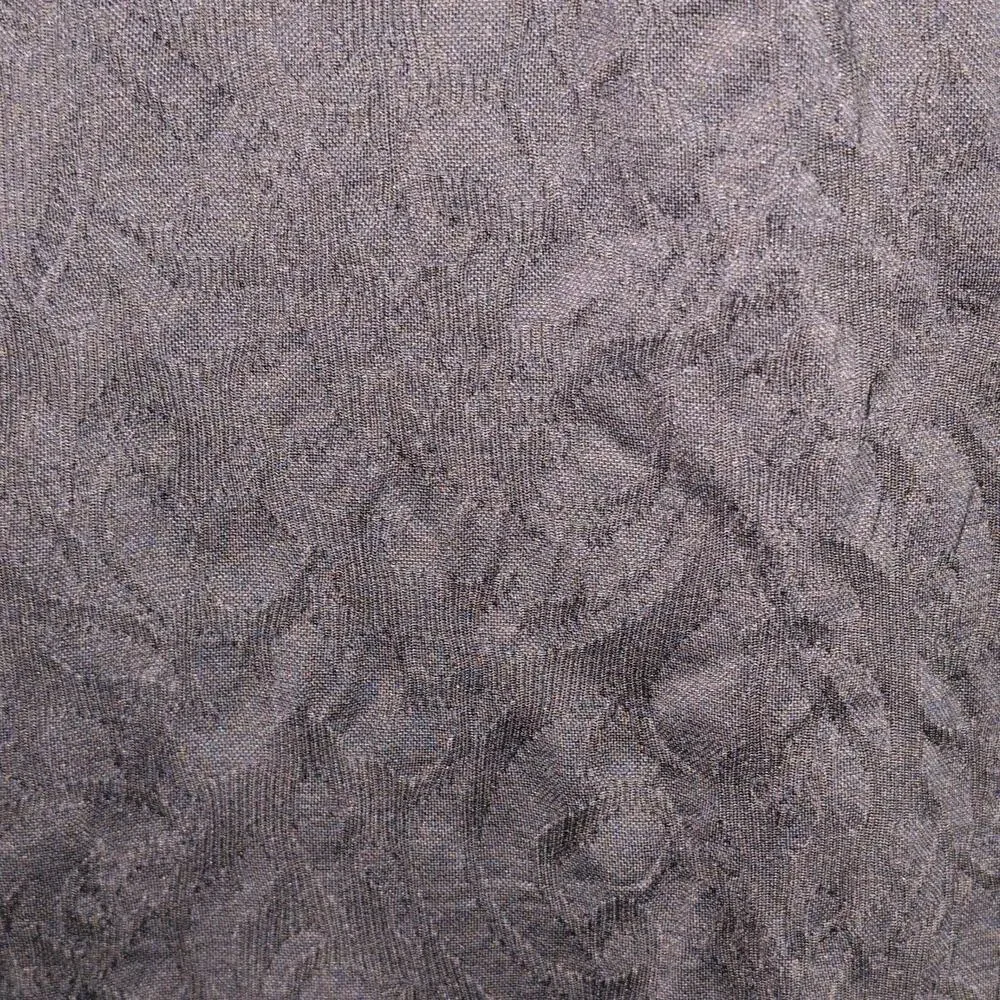 Lululemon Black Floral Embossed Quarter Zip Pullover Top Size 4 Athleisure Layer